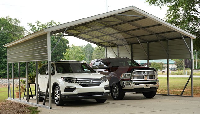 2 Car Metal Carport